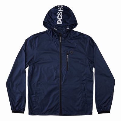 DC Dagup Solid Water-Resistant Men's Navy Jackets Australia Online VSK-906